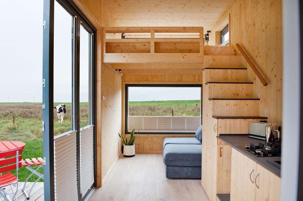 Tiny House Nature 13 Zur Kuhweide - Green Tiny Village Harlesiel 卡罗利嫩西尔 外观 照片
