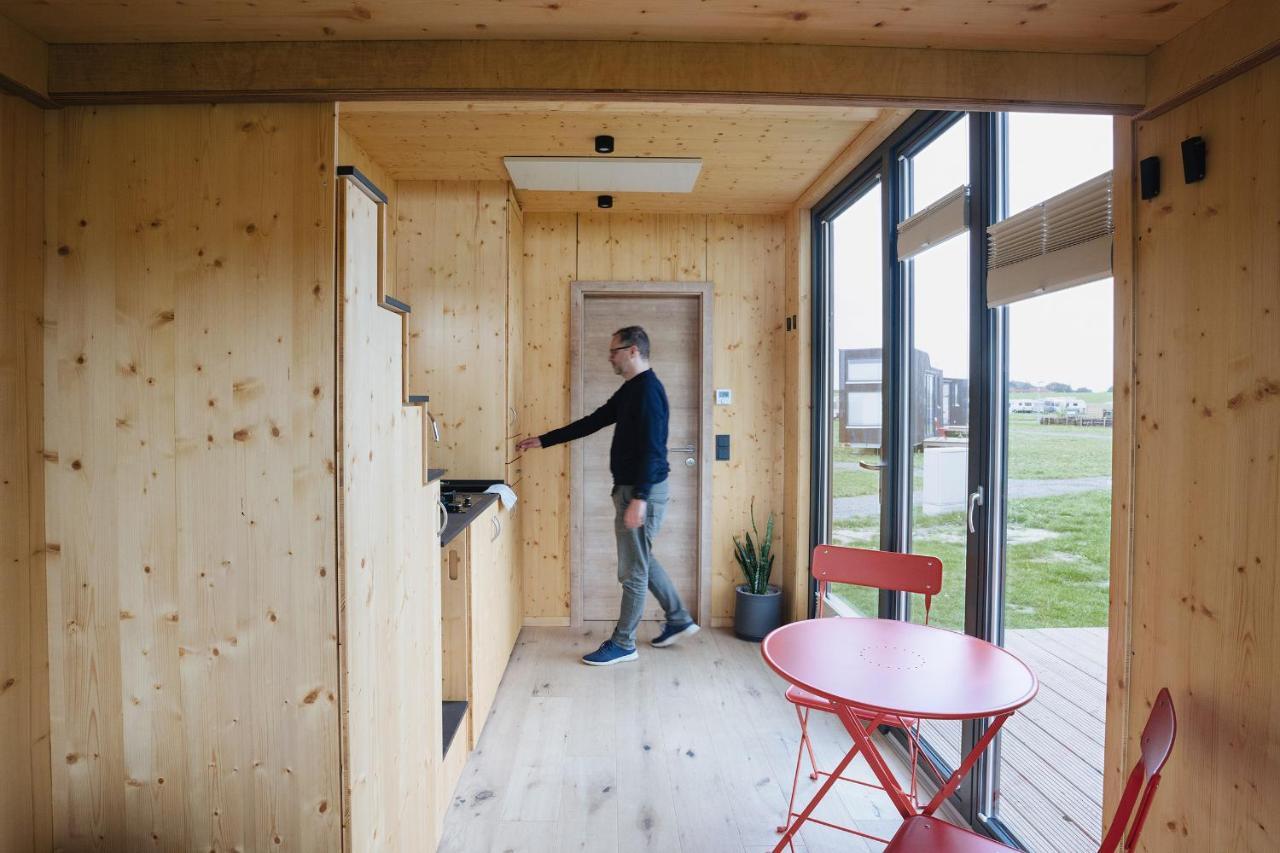 Tiny House Nature 13 Zur Kuhweide - Green Tiny Village Harlesiel 卡罗利嫩西尔 外观 照片
